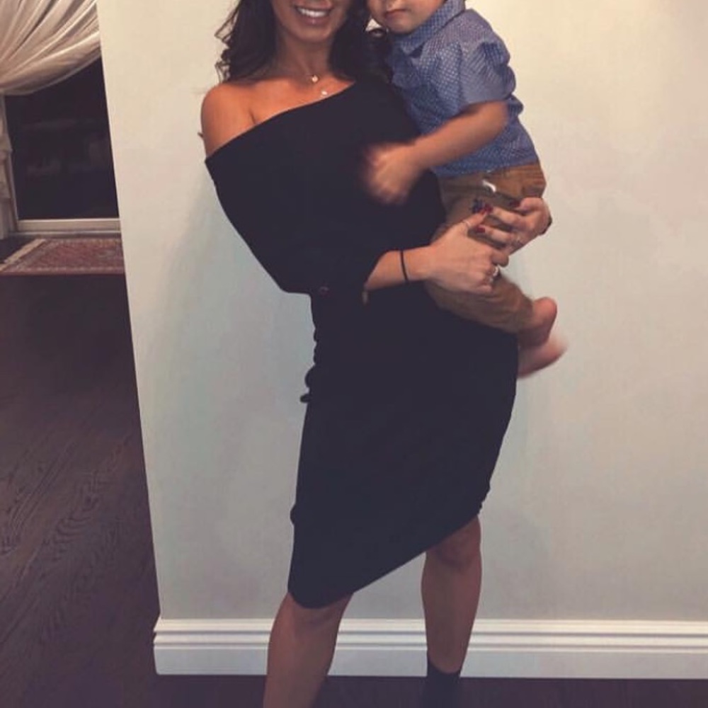 Black assymetrical Dress